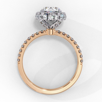1.43 CT Oval Cut Lab Grown Diamond Engagement Ring, IGI Certified Lab Grown Oval Cut Diamond Ring