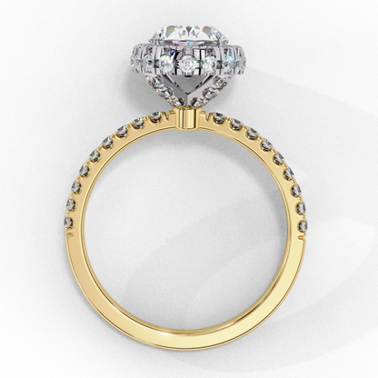 1.43 CT Oval Cut Lab Grown Diamond Engagement Ring, IGI Certified Lab Grown Oval Cut Diamond Ring
