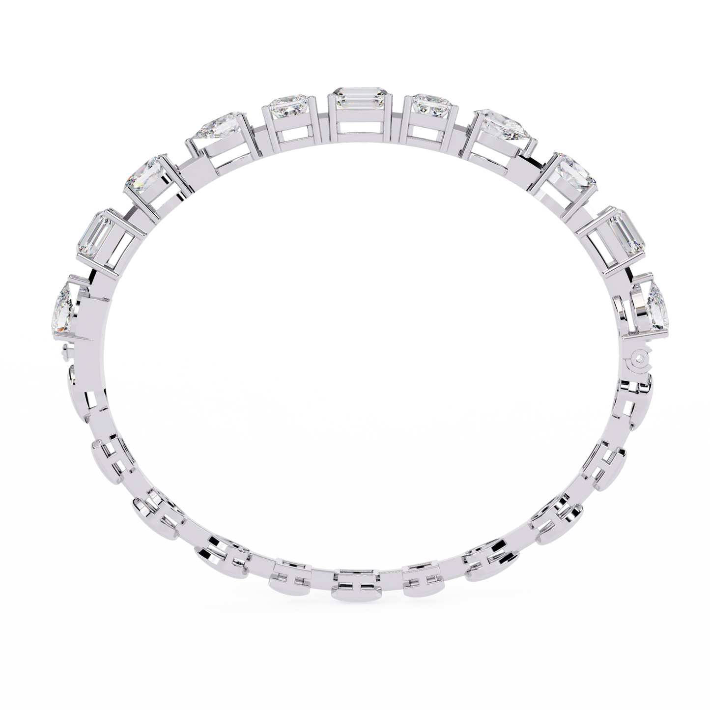 13.84 Ct Multi-Shape Statement Lab Grown diamond  Bracelet