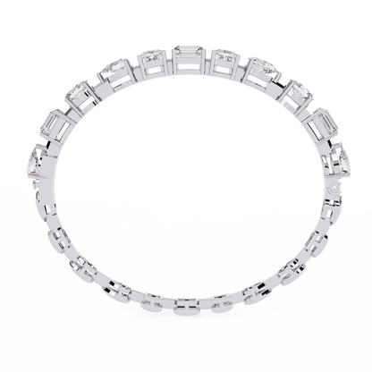 13.84 Ct Multi-Shape Statement Lab Grown diamond  Bracelet