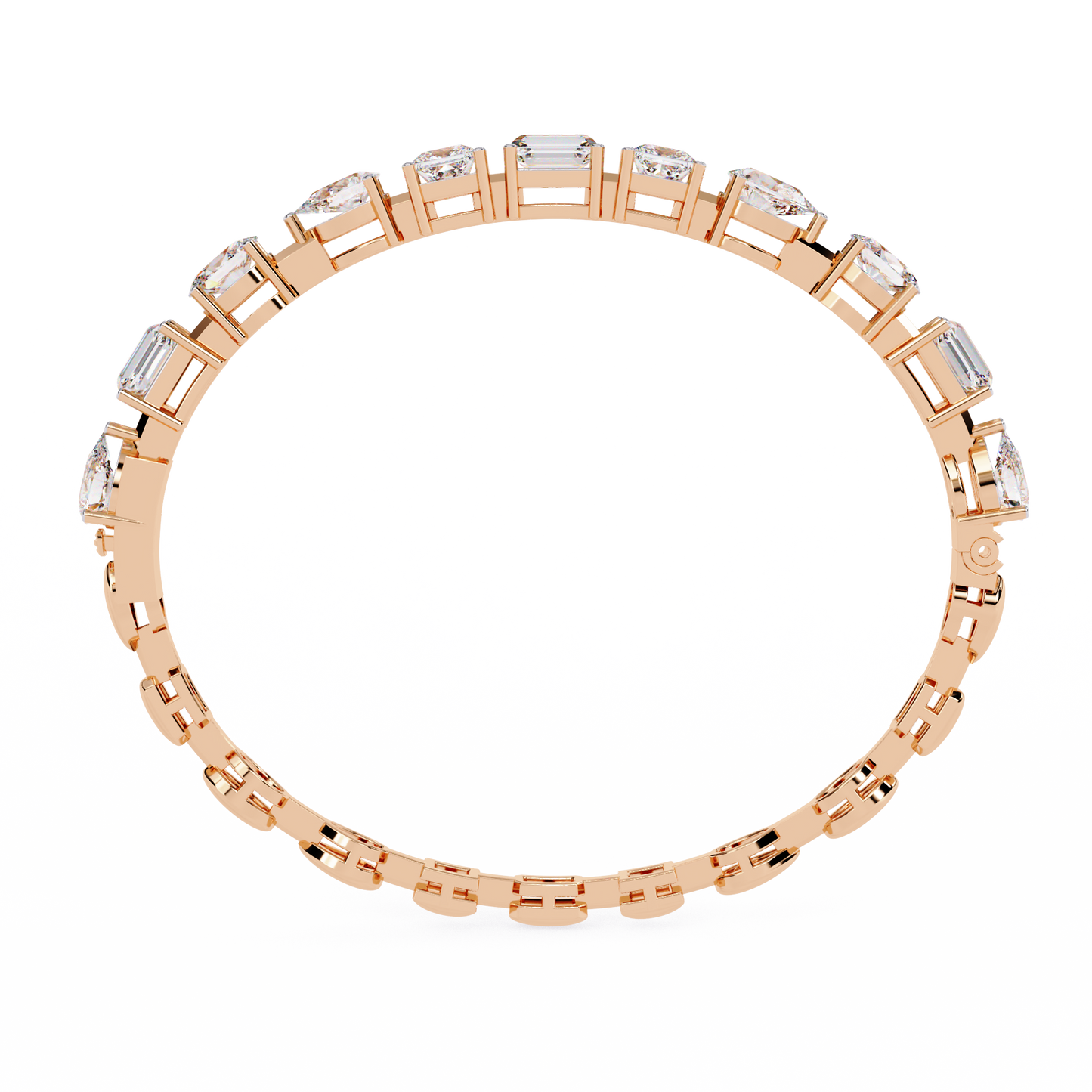 13.84 Ct Multi-Shape Statement Lab Grown diamond  Bracelet