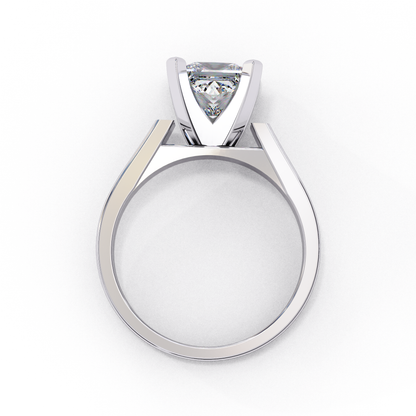 Bold Princess Cut Lab-Grown Diamond Ring in Rose Gold, 1.72 CT Princess Cut Lab Grown Diamond Engagement Ring