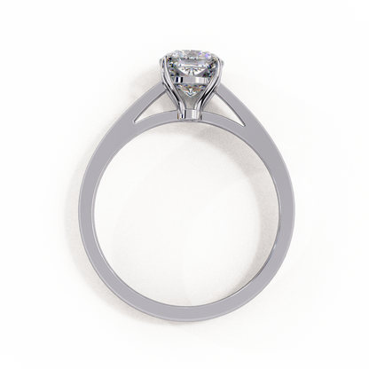 14K Rose Gold Cushion-Cut Solitaire Engagement Ring, 1.43 CT Cushion Cut Diamond Jewelry