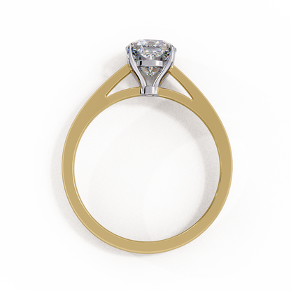 14K Rose Gold Cushion-Cut Solitaire Engagement Ring, 1.43 CT Cushion Cut Diamond Jewelry