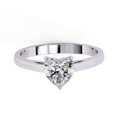 Heart Of Elegance - Lab-Grown Diamond Ring Of Sustainable Love
