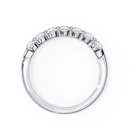 Timeless Elegance: Lab-Grown Round Brilliant Diamond Band in Lustrous Yellow Gold