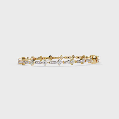 0.82 Ct Infinity Tennis Lab Grown Diamond Bracelet