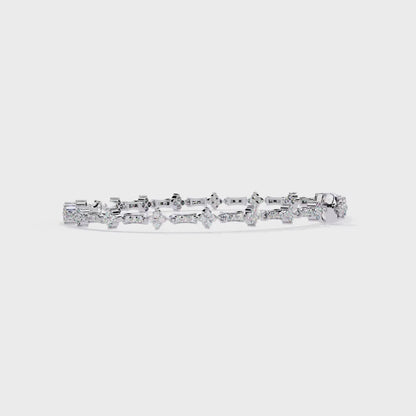 0.82 Ct Infinity Tennis Lab Grown Diamond Bracelet